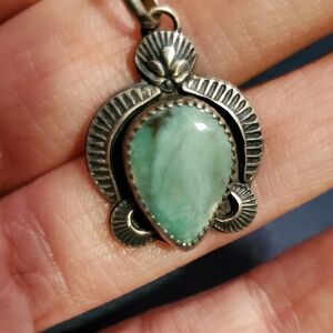 Sterling Silver Handmade Green Sea Turtle Variscite Necklace OOAK Etsy Artist
